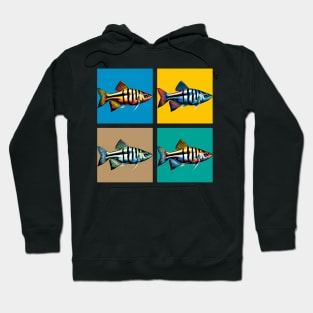 Pop Zebrafish - Cool Aquarium Fish Hoodie